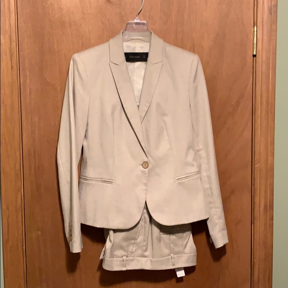 Zara suit.